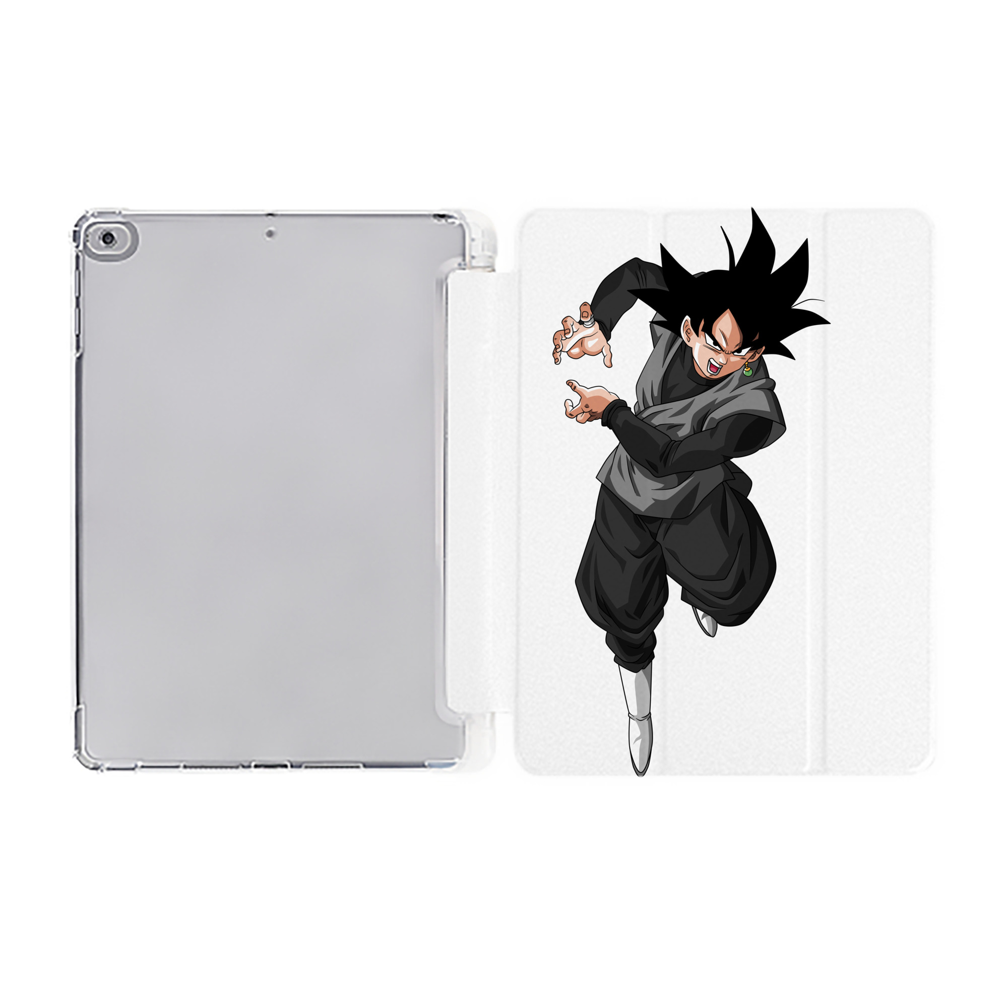 （画像用） ドラゴンボール ベジータ四世（Bejīta Yonsei）DRAGON BALL Vegeta IV IPad ケース ペン収納付き 三つ折りスタンド PUレザー×シリコン 対応機種9.5/10.5/10.9インチ